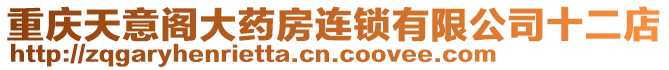 重慶天意閣大藥房連鎖有限公司十二店