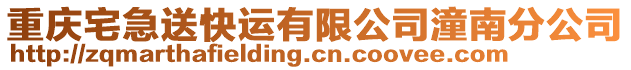 重慶宅急送快運有限公司潼南分公司