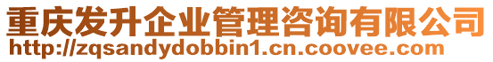 重慶發升企業管理咨詢有限公司