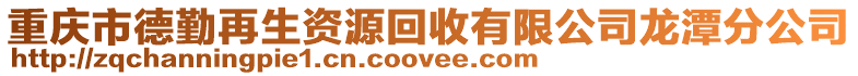 重慶市德勤再生資源回收有限公司龍潭分公司