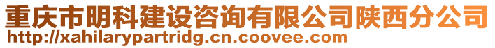 重慶市明科建設(shè)咨詢有限公司陜西分公司