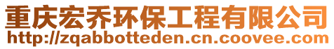 重慶宏喬環(huán)保工程有限公司