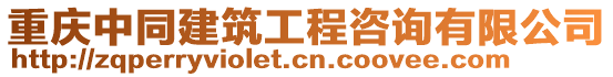 重慶中同建筑工程咨詢有限公司