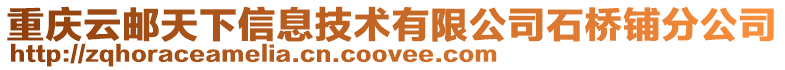 重慶云郵天下信息技術有限公司石橋鋪分公司
