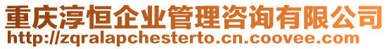 重慶淳恒企業(yè)管理咨詢有限公司