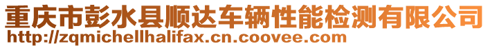 重慶市彭水縣順達車輛性能檢測有限公司