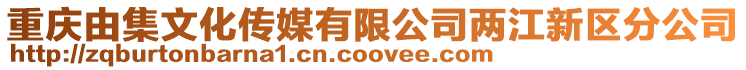 重慶由集文化傳媒有限公司兩江新區分公司