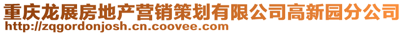 重慶龍展房地產營銷策劃有限公司高新園分公司