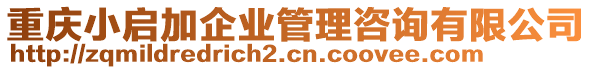 重慶小啟加企業(yè)管理咨詢有限公司