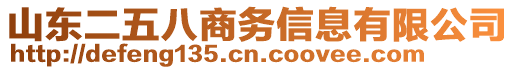 山東二五八商務(wù)信息有限公司