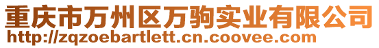 重慶市萬州區(qū)萬駒實(shí)業(yè)有限公司