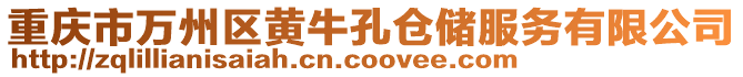 重慶市萬州區(qū)黃牛孔倉儲服務有限公司