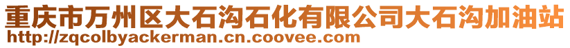 重庆市万州区大石沟石化有限公司大石沟加油站