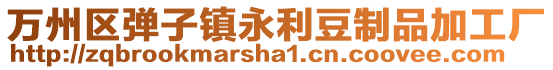 萬州區彈子鎮永利豆制品加工廠