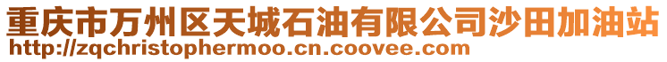 重慶市萬(wàn)州區(qū)天城石油有限公司沙田加油站