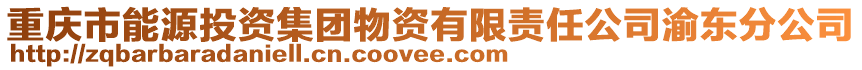 重慶市能源投資集團物資有限責(zé)任公司渝東分公司