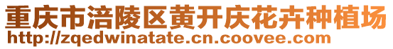 重慶市涪陵區黃開慶花卉種植場