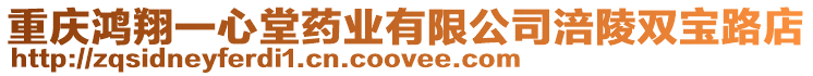 重慶鴻翔一心堂藥業(yè)有限公司涪陵雙寶路店
