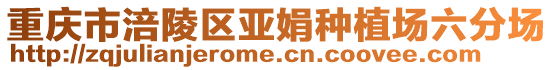 重慶市涪陵區(qū)亞娟種植場六分場