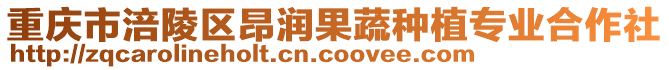 重慶市涪陵區(qū)昂潤果蔬種植專業(yè)合作社