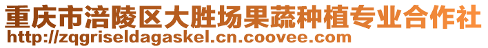 重慶市涪陵區(qū)大勝場果蔬種植專業(yè)合作社