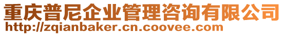 重慶普尼企業(yè)管理咨詢有限公司