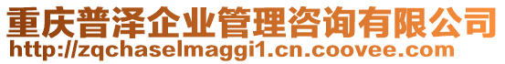 重慶普澤企業(yè)管理咨詢有限公司