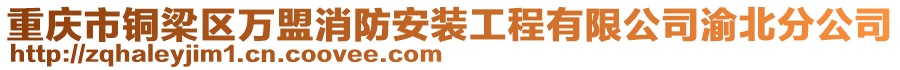 重慶市銅梁區(qū)萬盟消防安裝工程有限公司渝北分公司