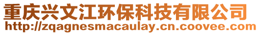 重慶興文江環保科技有限公司