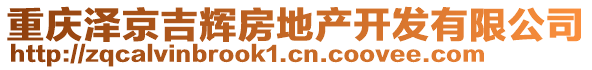 重慶澤京吉輝房地產(chǎn)開發(fā)有限公司