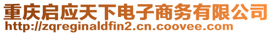 重慶啟應(yīng)天下電子商務(wù)有限公司