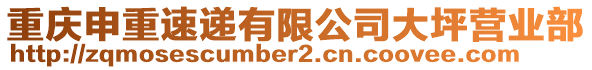 重慶申重速遞有限公司大坪營業(yè)部