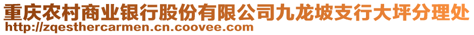 重慶農(nóng)村商業(yè)銀行股份有限公司九龍坡支行大坪分理處