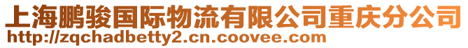 上海鵬駿國際物流有限公司重慶分公司
