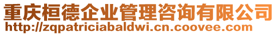 重慶桓德企業管理咨詢有限公司