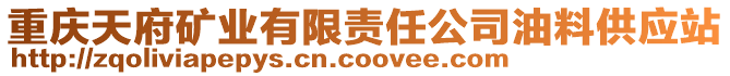 重慶天府礦業有限責任公司油料供應站