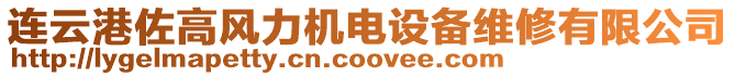 連云港佐高風(fēng)力機電設(shè)備維修有限公司