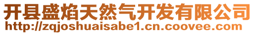開縣盛焰天然氣開發(fā)有限公司
