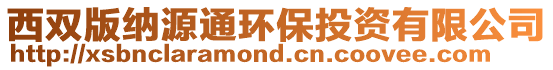 西雙版納源通環保投資有限公司