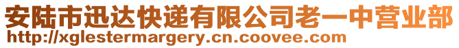 安陸市迅達快遞有限公司老一中營業部