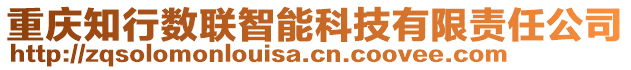 重慶知行數(shù)聯(lián)智能科技有限責任公司