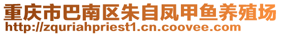 重慶市巴南區(qū)朱自鳳甲魚養(yǎng)殖場