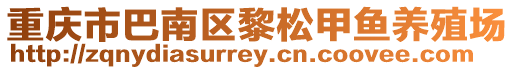 重慶市巴南區黎松甲魚養殖場