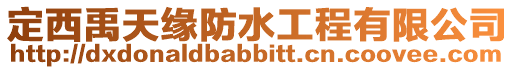 定西禹天緣防水工程有限公司