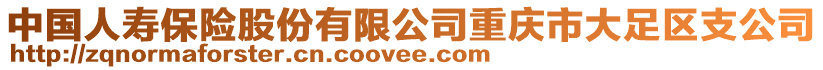 中國人壽保險股份有限公司重慶市大足區支公司
