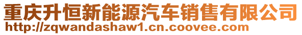 重慶升恒新能源汽車銷售有限公司