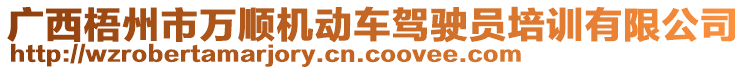 广西梧州市万顺机动车驾驶员培训有限公司