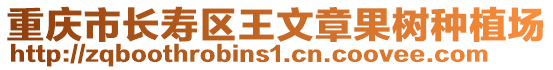 重慶市長壽區(qū)王文章果樹種植場