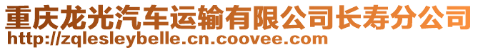 重慶龍光汽車運輸有限公司長壽分公司