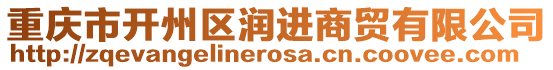 重慶市開州區(qū)潤進(jìn)商貿(mào)有限公司